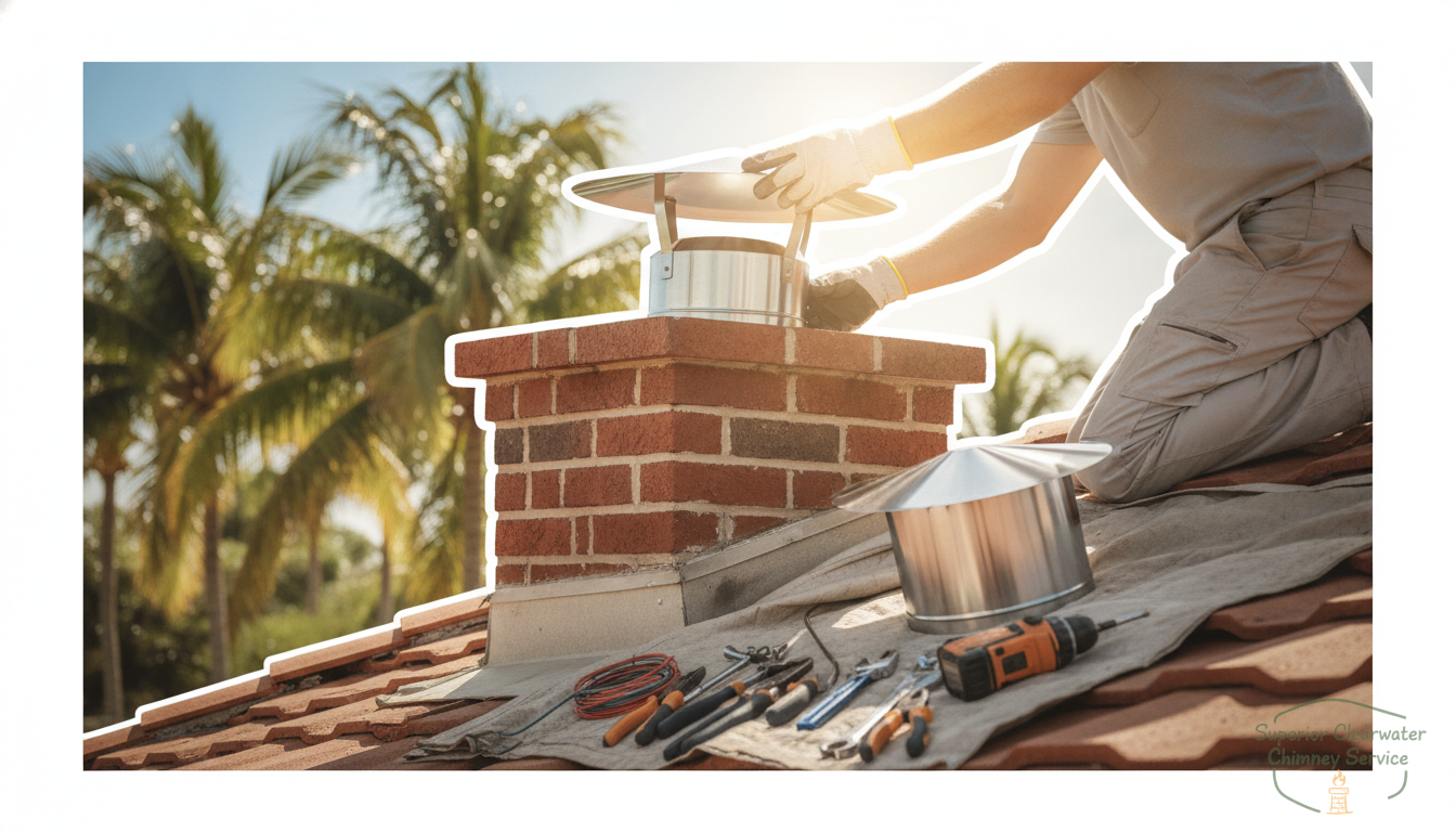 Chimney Cap & Crown Installation