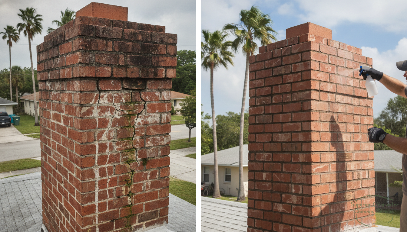 Protecting Your Clearwater Chimney from Florida's Water and Weather Damage